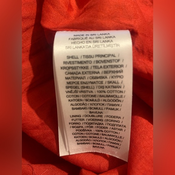 Ralph Lauren Geo-Stripe Belted Cotton Voile Dress Size 6 Fuchsia/Orange/Multi - Picture 9 of 11